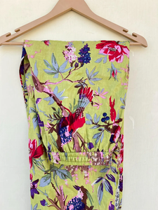 Indian PJ Set 100% Cotton Block Print Pajama Set Night Wear <b>Bridesmaid</b> Pajama Set - Product Image 4