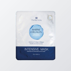 <b>collagen</b> face mask Korean K-Beauty Tersia <b>Marine</b> <b>Collagen</b> Intensive Mask Sheet Pack 10 Sheets Made in Korea - Product Image 6
