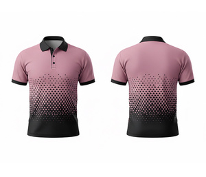 Polos de sport à séchage rapide par sublimation, coutures durables pour hommes, femmes et jeunes, polos actifs à séchage rapide et respirants - Product Image 3