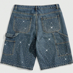 Shorts Vaqueros Vintage de Cintura Media para Mujer, 100% Algodón, Secado Rápido, Transpirables, Estilo Y2K, Casual, para Fiestas de Verano - Product Image 2