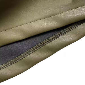 Pantalones Cortos de Cuero para Hombre, Transpirables, de Cuero PU, Negros, Unisex - Product Image 2