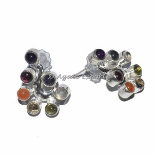 Pendientes Chakra Accesorios de moda Pendientes pendiente de piedra semipreciosa regalo y joyería de moda - Product Image 6