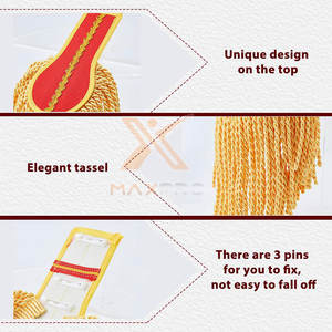 Epaulettes de Hombro para Uniformes Ceremoniales, Hechas con Materiales Duraderos, de la Mejor Calidad, en Oferta - Product Image 4