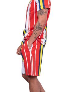 2025 hommes décontracté lavage à l'acide en détresse sans manches débardeur et short ensemble ourlet brut ourlet brut chemise courte pour hommes - Product Image 2