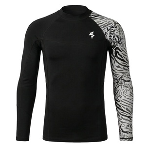 Men's UPF50 Compression Sweatshirt Breathable Rash Guard Eco-Friendly Quick Dry Anti-Bacterial for Sports Workouts Fishing Tight - Product Image 1