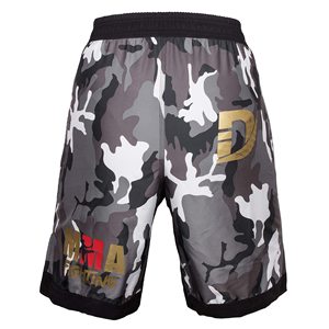 Pantalones cortos MMA para hombre, estampado metálico, cintura elástica, entrenamiento de gimnasio, kickboxing, ligeros, de secado rápido, coloridos, para artes marciales mixtas - Product Image 6
