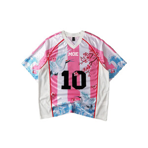 Camiseta Oversize Personalizada de Fútbol Americano Unisex, Estilo Urbano Premium, Venta al por Mayor, Proveedor de Sublimación Personalizada - Product Image 2