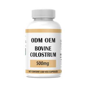 Cápsulas Vegetarianas de Calostro Bovino de 500 mg OEM/ODM, Suplemento para el Apoyo Inmunológico – 150 Cápsulas Vegetales - Product Image 1