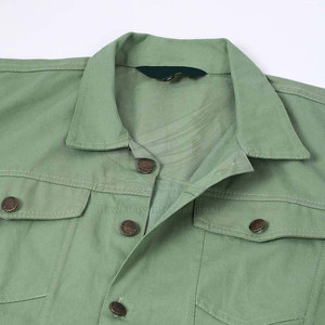 Custom Design 100% Cotton Winter <b>Men's</b> Jeans <b>Jacket</b> with Front Logo <b>Light</b> Weight High Quality - Product Image 6