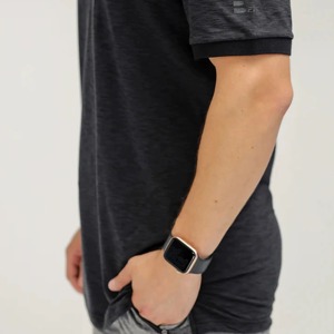 Chemise personnalisée pour homme, gris anthracite, imprimée, 100% coton texturé, avec poche, manches courtes, décontractée, respirante, anti-plis, pour l'été - Product Image 4