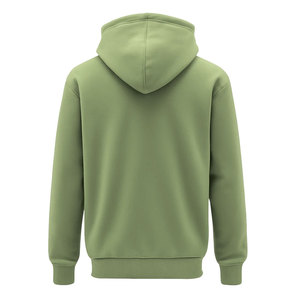 Sweat-shirt en molleton vert olive pour homme, coupe classique, pull décontracté avec poche avant, vêtements d'automne, sweat-shirts - Product Image 2
