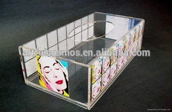 2025 variété modèle conteneur distributeur de mouchoirs Rectangle acrylique en plastique support de boîte à mouchoirs pour la maison salle de bain cuisine et bureau - Product Image 6
