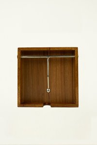 Boîte à mouchoirs pour la maison, le bureau, le comptoir, boîte à serviettes en bois, porte-serviettes en bois pour hôtel, anneaux à serviettes en bambou naturel - Product Image 3