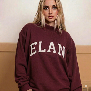 Sweat-shirt à col montant de haute qualité, unisexe, coupe ample, en molleton de coton doux, streetwear décontracté d'hiver, haut confortable - Product Image 2
