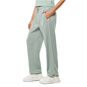 Womens Winter Streetwear Cropped Full Zip Stand Collar Tracksuit Jogger <b>Trousers</b> Drawstring Waist Pockets Wholesale Custom OEM - Product Image 4