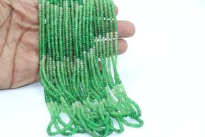 ลูกปัดพลอย tsavorite ขนาด16นิ้วคุณภาพ AAA ขนาด3-3.5มม. ลูกปัดรอนเดลเรียบสำหรับทำเครื่องประดับซาร์โวไรต์ธรรมชาติ - Product Image 6