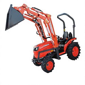 Tractor Agrícola Compacto Diésel 4x4 con Cargador Frontal de 20HP, Tractor de Ruedas Usado para Desbroce y Trabajos Agrícolas - Product Image 3
