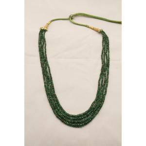 Cuentas de Esmeralda de Zambia, 4 Hilos, 4 Líneas, Piedra Verde Suelta para Hacer Collares, TATIWALAS GEMS JEWELLERY, Tercera Marca - Product Image 3