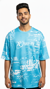 Camiseta Moderna para Hombre, Corte Regular, Sublimada, Poliéster/Algodón, Secado Rápido, Estilo Casual Urbano - Product Image 4