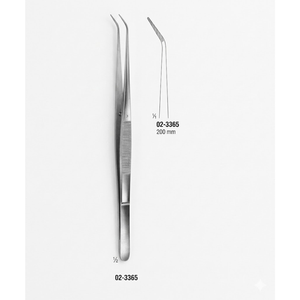 Pinces à dissection Cushing courbées 200 mm |   Instrument chirurgical de classe I en acier inoxydable de qualité supérieure - Product Image 1
