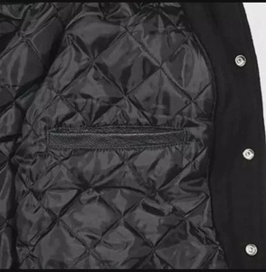 Chaqueta Varsity de Satén de los Boston Bruins para Hombre, Negra y Amarilla, con Logotipo Bordado, Cuello Camisero, Ropa Casual de Otoño - Product Image 6