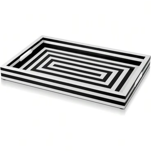 Modern Resin Inlay <b>Tray</b> | <b>Decorative</b> Storage & Display <b>Tray</b> <b>for</b> Home, Office & Wholesale - Product Image 1