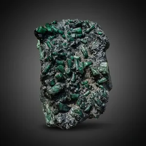 BAITHU GEMS MINERALS Pierre de Turquoise Verte Foncée Naturelle Authentique, Matrice de Cristal Polie, Formes Mixtes Personnalisées, Guérison Spirituelle - Product Image 4