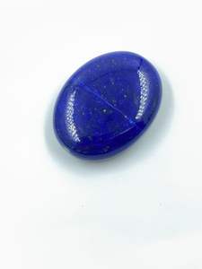 Piedra Preciosa Natural de Lapislázuli Azul, Corte Ovalado, 65.85 Quilates, 22x30mm, para la Elaboración de Collares - Product Image 4