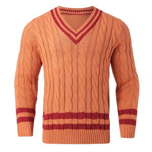 Pull tricoté décontracté à col rond et manches longues pour homme, prix abordable, faible MOQ, collection hiver - Product Image 2