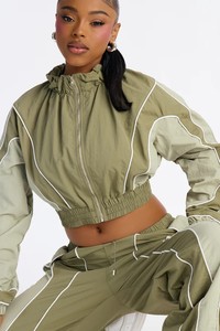 Custom Reflective Waterproof Hooded <b>Windbreaker</b> Tracksuit Set Unisex <b>Black</b> Sportswear Lightweight Running Fitness Activewear OEM - Product Image 2