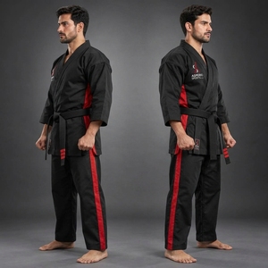 Vêtements d'entraînement d'arts martiaux personnalisés Tissu léger et respirant Coupe confortable Coutures durables Karaté professionnel - Product Image 5