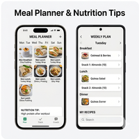 Application de comptage des calories RoyalCraft Enterprise, suivi des calories, planificateur de régime, guide nutritionnel, perte de poids pour iOS/Android/Linux/Mac