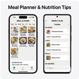 Application de comptage des calories RoyalCraft – Suivi des calories, planificateur de régime, guide nutritionnel et perte de poids IOS/Android/Linux/Mac - Product Image 4