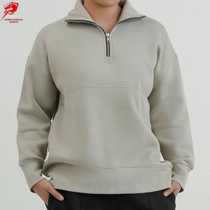 Sweat-shirts pour femmes à demi-zip, respirants, flexibles et chauds, pour les séances d'entraînement et les activités sportives. - Product Image 4