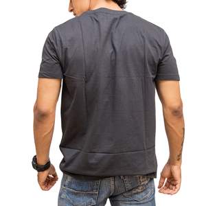 Camiseta Lisa Oversize para Hombre al por Mayor, 100% Algodón, Hombro Caído, Estilo Casual Urbano, Fabricante de Ropa OEM con Logotipo Personalizado - Product Image 1