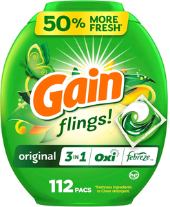 Detergente Líquido Gain Ultra Concentrado con Aroma Fresco y Limpio, Botella de 2L - Product Image 1
