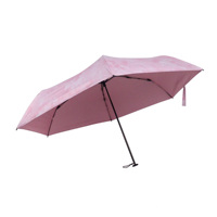Parapluie manuel classique à double impression, pliable en 3 sections, compact et portable, pour usage quotidien, protection solaire et pluie, avec protection UV