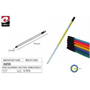 Têtes de balai en aluminium Palo 140CTMS 12u, balais de haute qualité - Product Image 1