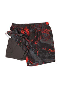Short de bain pour homme en velours côtelé à séchage rapide, en polyester, imprimé sur mesure, pour la natation, la plage et la pêche - Product Image 3