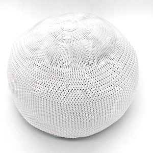 Gorro Musulmán Kufi para Oración Islámica, para Hombre o Niño, de Malla de Algodón Transpirable para el Verano, para Namaz (6 Gorros), Blanco - Product Image 4