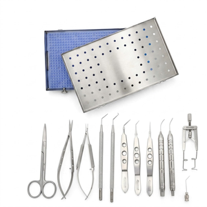 Kit Quirúrgico Completo para Cataratas de 12 Piezas, Juego de Instrumentos Oftálmicos Reutilizables para Cirugía Ocular - Product Image 1