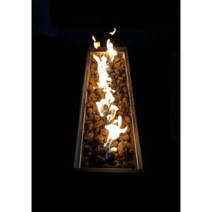 25\" H X 42\" W Steel Outdoor <b>Fire</b> <b>Pit</b> <b>Table</b> <b>with</b> Black Lid - Product Image 3