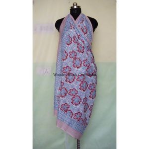 100% Organic Cotton Wholesale Custom Design <b>Sarong</b> with logo Comfortable Cheaper <b>Beach</b> Custom Design Logo From India Exporter - Product Image 4