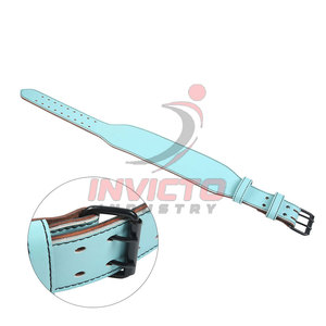Cinturón de Cuero para Levantamiento de Pesas, Culturismo, Gimnasio, Soporte Lumbar, Entrenamiento de Fuerza - Product Image 4