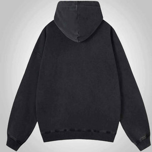 เสื้อฮู้ดซิปแบบสวมใส่สบายสำหรับฤดูหนาว สไตล์สตรีทแวร์ พิมพ์ลายตามสั่ง ผ้าฝ้ายฟลีซ 100% แขนยาว ทรงหลวม กระเป๋าเสื้อคุณภาพสูง - Product Image 2