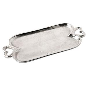 Bandeja Decorativa de Aluminio para Joyería, Bandejas de Servicio de Metal de Diseño Moderno de Grado Alimenticio para Servir Aperitivos y Bebidas, Suministros para Cafeterías - Product Image 3