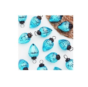 Hermosos Adornos de Vidrio, Bolas Colgantes de Navidad Decorativas de Vidrio, Bolas de Decoración Colgantes de Vidrio Coloridas, Perfectas para el Hogar - Product Image 6