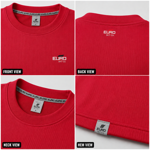 T-shirt compact pour homme, 100 % coton, toile épaisse, col rond, respirant, séchage rapide, écologique, décontracté - Product Image 6