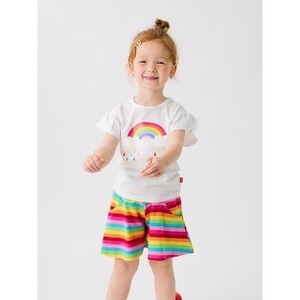 Ensemble de vêtements pour filles de style coréen OZKIZ, 100% coton, ensemble à volants pour 2 à 7 ans, motif rayé, mode estivale pour enfants, vente en gros - Product Image 1
