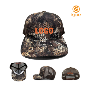 Gorras de Camuflaje con Estampado Digital Premium, Gorras de Malla con Logotipo 3D Bordado para Caza al Aire Libre, Fábrica en Vietnam - Product Image 1